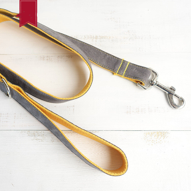 Gray Woven Dog Leash