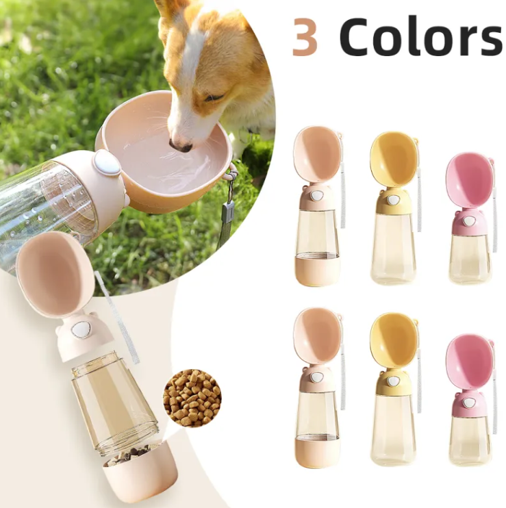 Dog Portable Water & Food Bottle