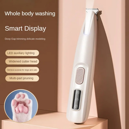 Smart Display LED Dog Paw Trimmer