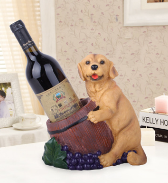 Dog Wine Bottle Stand
