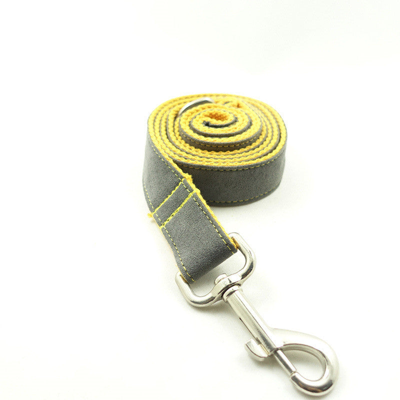 Gray Woven Dog Leash