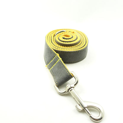 Gray Woven Dog Leash