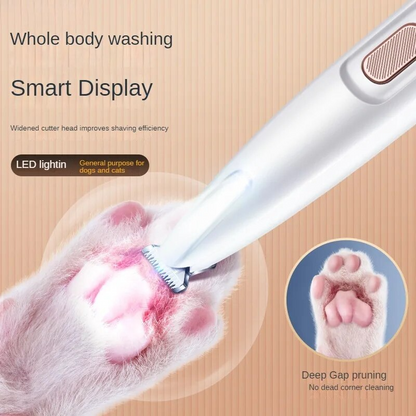 Smart Display LED Dog Paw Trimmer