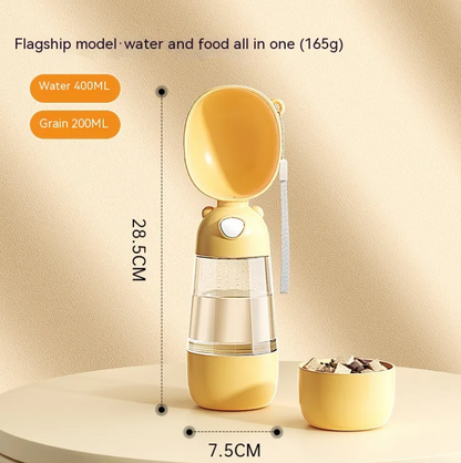 Dog Portable Water & Food Bottle