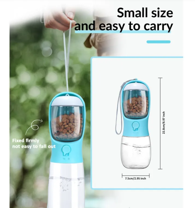 Portable Dog Water & Food Travel Bottle