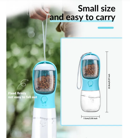 Portable Dog Water & Food Travel Bottle