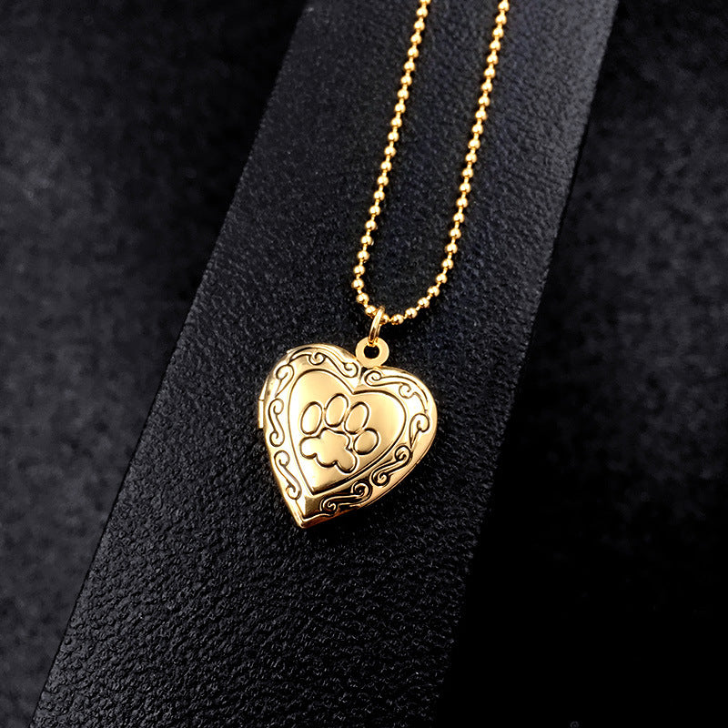 Dog Paw Print Pendant