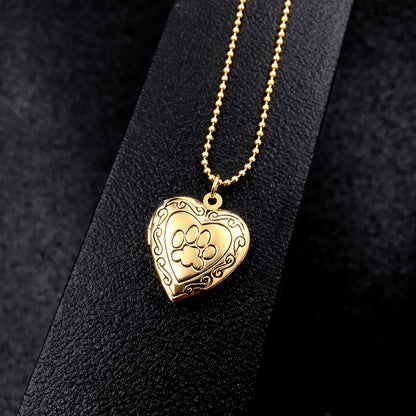 Dog Paw Print Pendant
