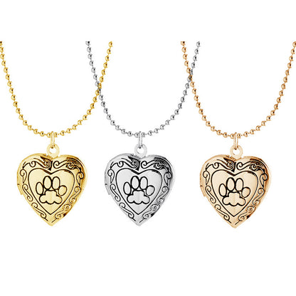 Dog Paw Print Pendant