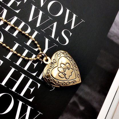 Dog Paw Print Pendant