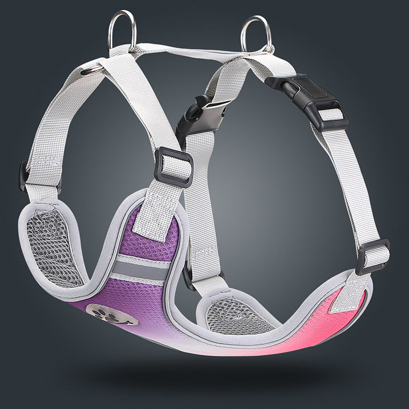 Reflective Gradient Dog Harness