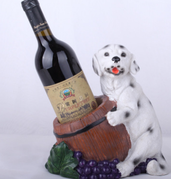 Dog Wine Bottle Stand