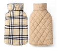 Plaid Dog Winter Coat