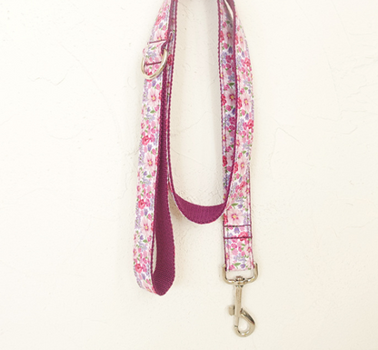 Purple Flower Dog Leash