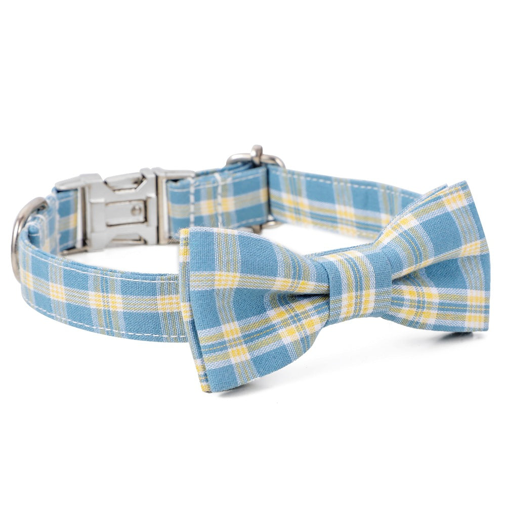 Cotton Alloy Buckle Dog Collar