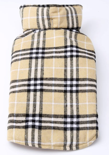 Plaid Dog Winter Coat