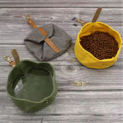 Portable Folding Dog Water Bowl