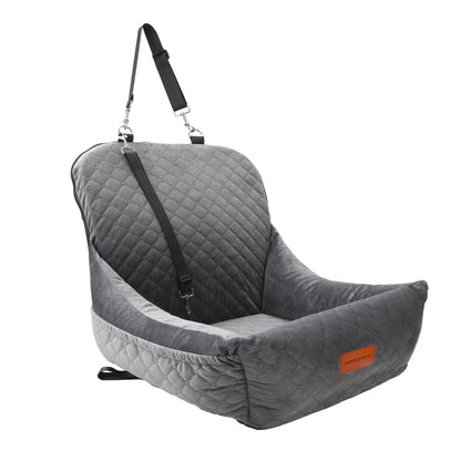 Washable Dog Car Seat with Seatbelt