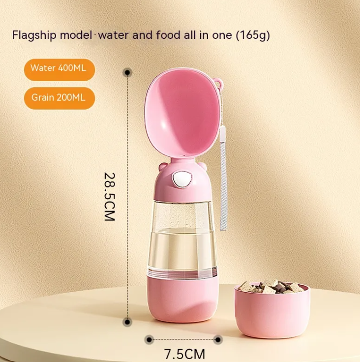 Dog Portable Water & Food Bottle