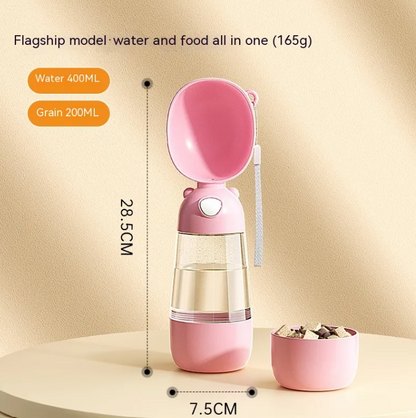 Dog Portable Water & Food Bottle