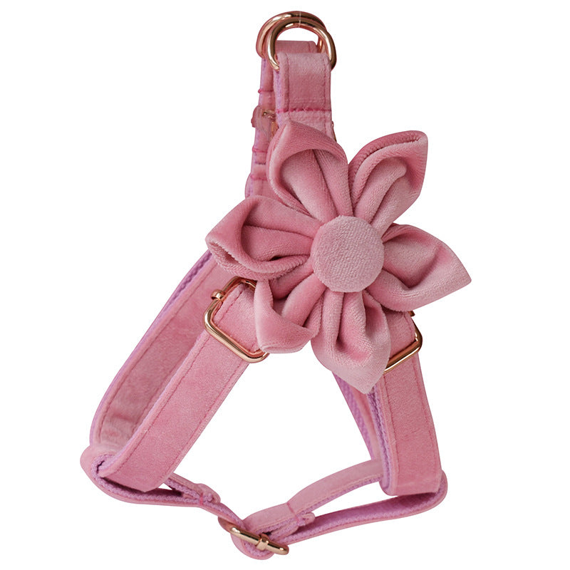 Flannel Dog Harness Set