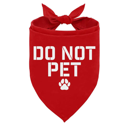 Do Not Pet Dog Bandana Service Dog Bandana Service Dog in Training Service Dog Accessories Nervous Dog Vest Do Not Touch Dog Vest Reactive Dog Service Dog Stuff (C48)