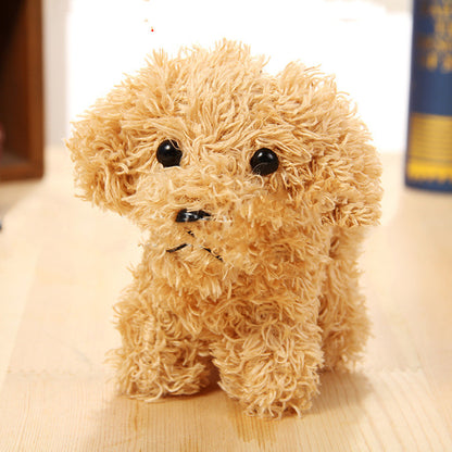 Teddy Dog Plush Keychain
