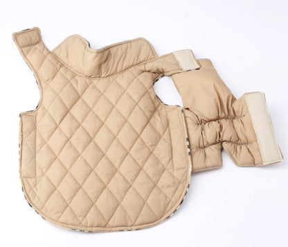 Plaid Dog Winter Coat