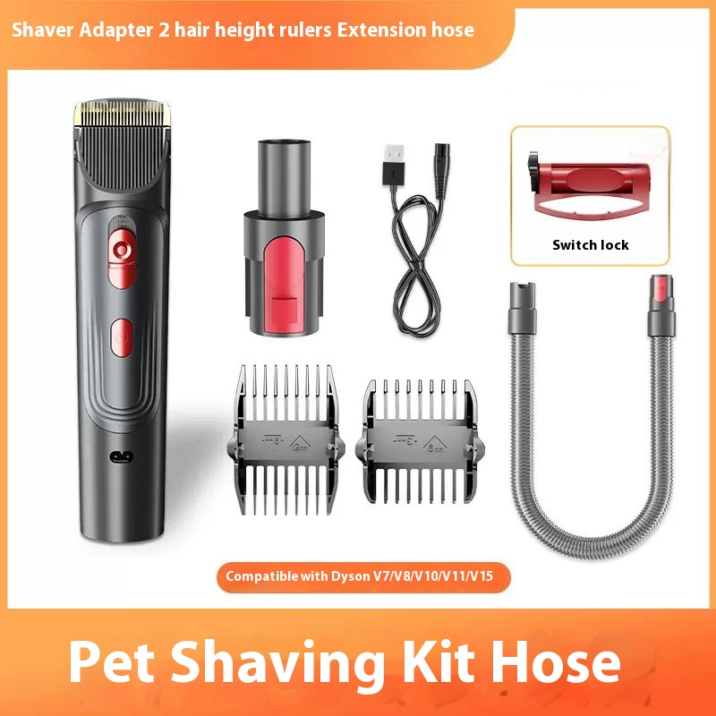 Dog Grooming Brush & Hair Vacuum Set