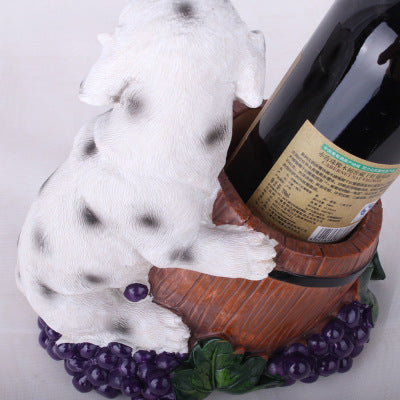 Dog Wine Bottle Stand