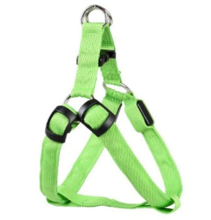LED Luminous Dog Chest Harness
