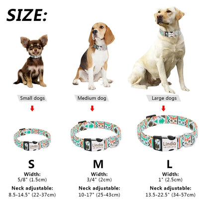 Customizable Dog Collar with Tag