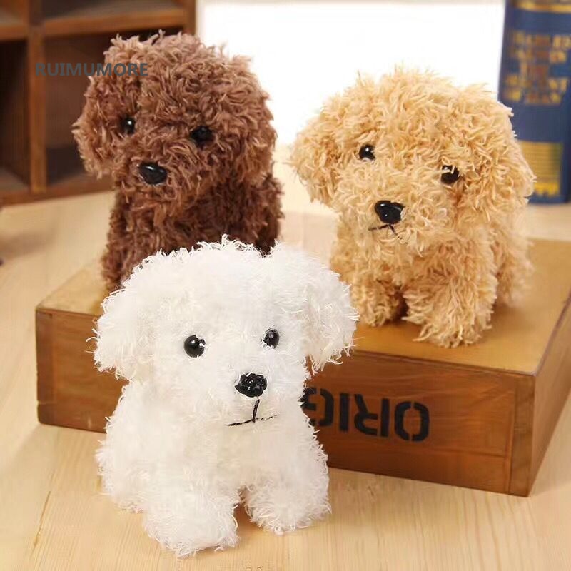 Teddy Dog Plush Keychain