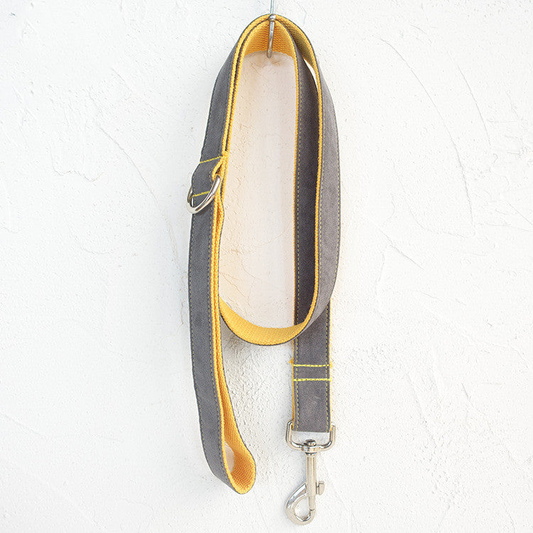Gray Woven Dog Leash