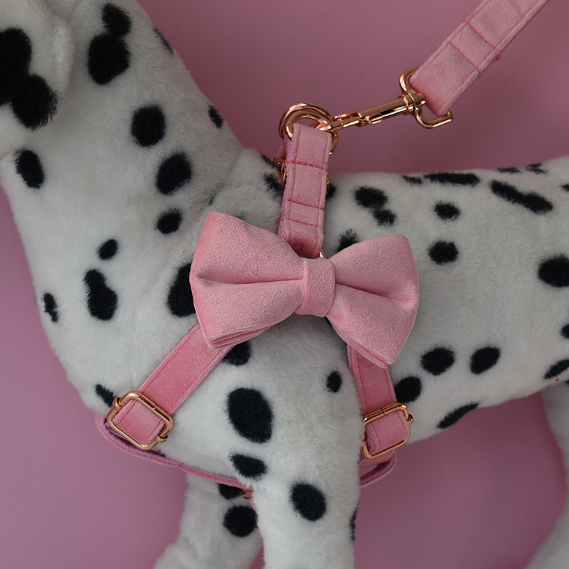 Flannel Dog Harness Set