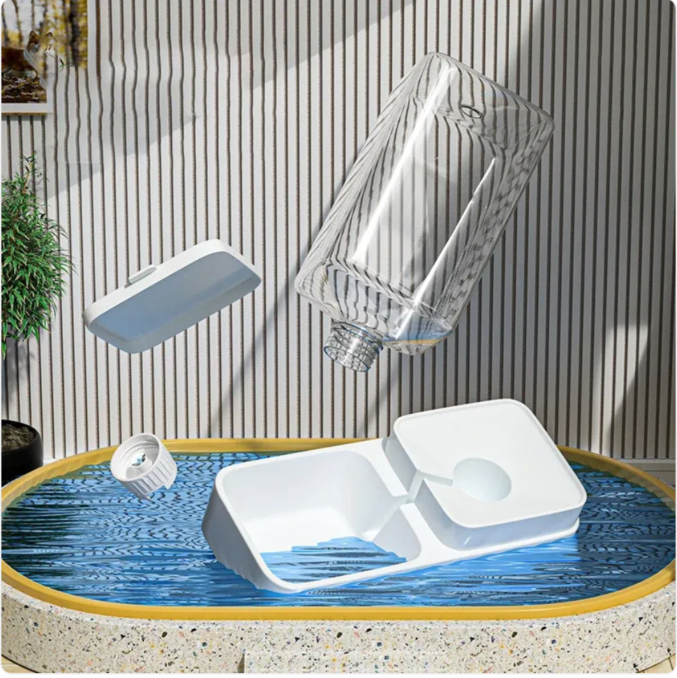 Automatic Pet Food & Water Dispenser