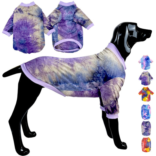 D.E.E Dog T-Shirts - Cotton, Tie Dye