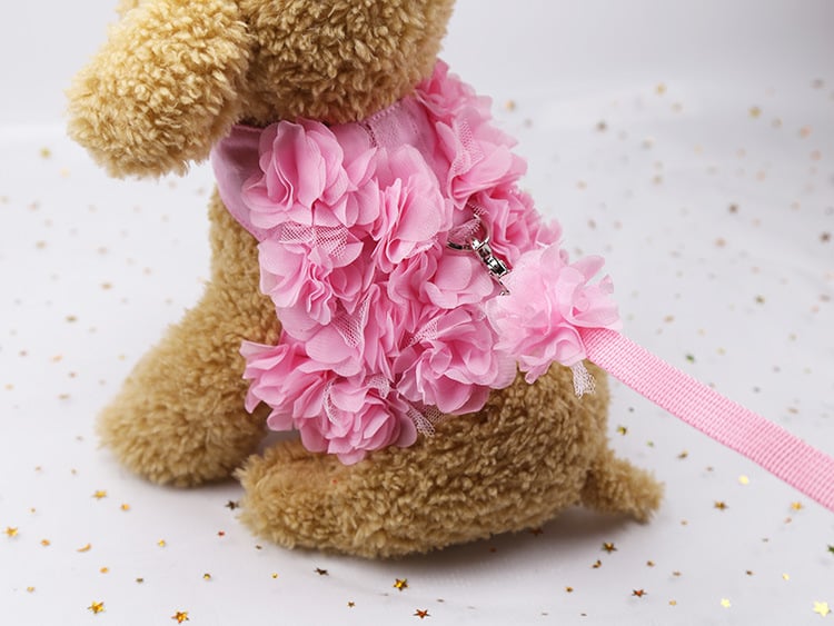 3D Floral Dog Leash